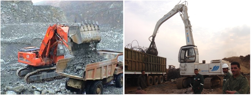 挖掘機(jī)、抓鋼機(jī)